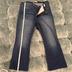 Madewell Dark Blue Straight Leg Jeans